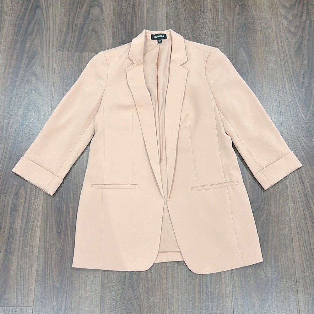 Express Blazer Soft Summer Salmon